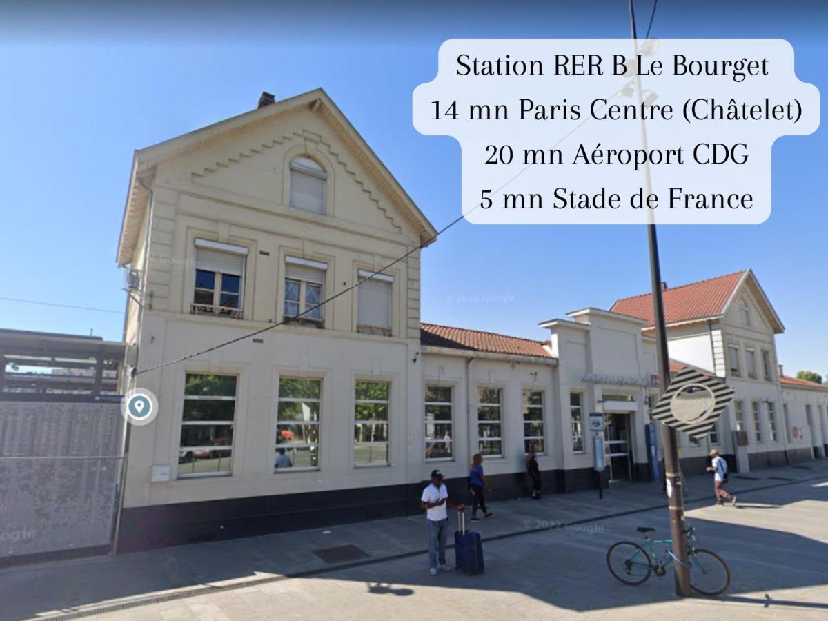 Disponible - Appartement Entier - 10Mn Rer B Aeroport Cdg - Paris Gare Du Nord, T11 Express, Le Bourget, Tout Equipe, Netflix Gratuit, 3 Personnes, 4Eme Etage, Escaliers, Parc Des Expositions, Parking Rue Gratuit Apres 19H Drancy Dış mekan fotoğraf
